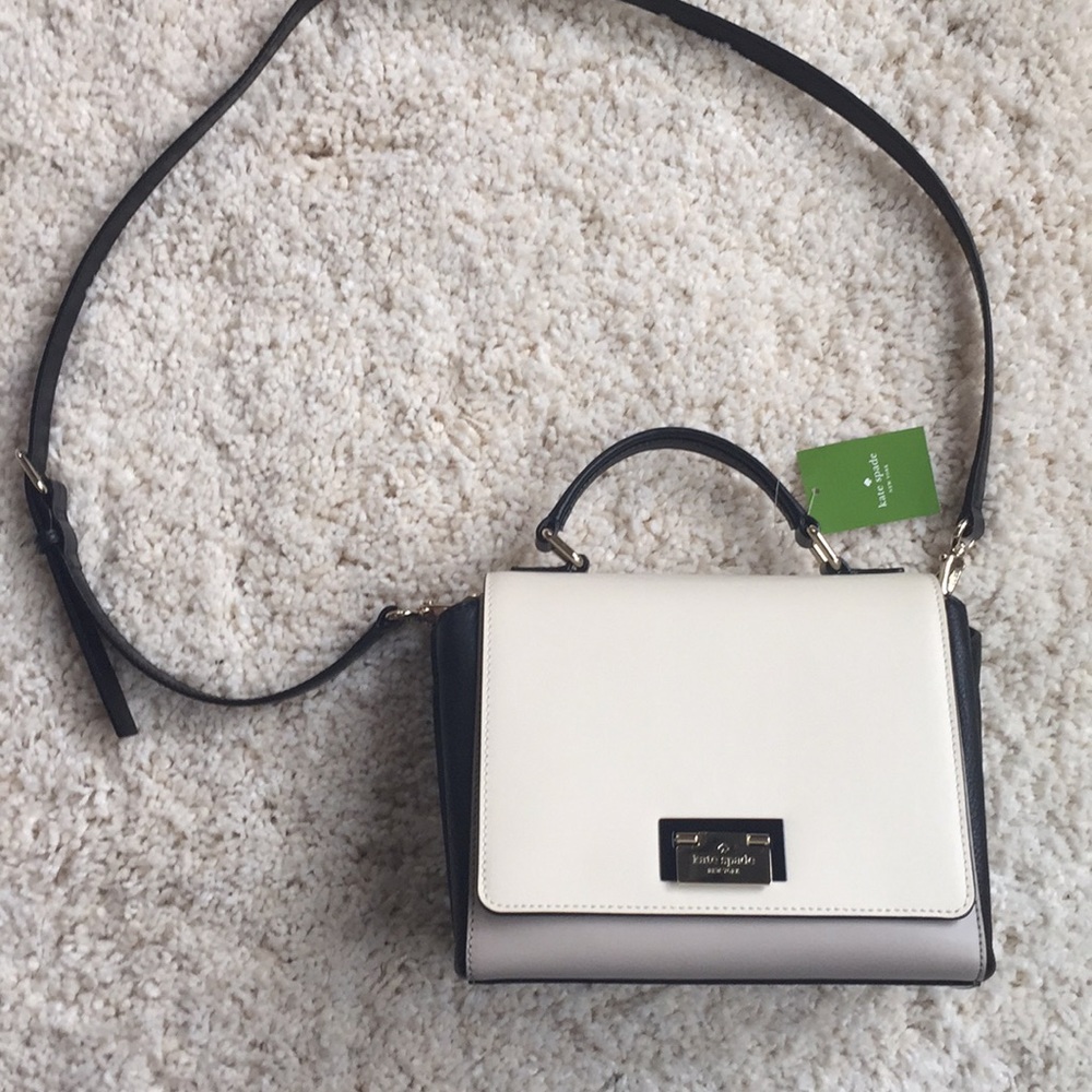 Kate Spade magnolia park bag in clocktower & black